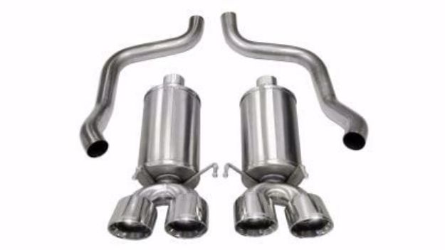 Picture of Corsa Exhaust Axle-Back For 2005-2008 Chevrolet Corvette C6  6.0L V8