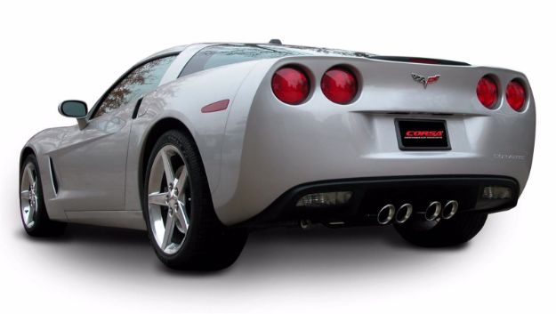 Picture of Corsa Exhaust Axle-Back For 2005-2008 Chevrolet Corvette C6  6.0L V8